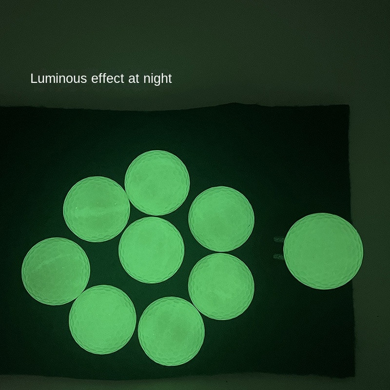 2 komada golf loptica koje svijetle u mraku svijetle i plutaju na vodi Pokloni Vježbajte zlatnu igru za muškarce, djecu, žene