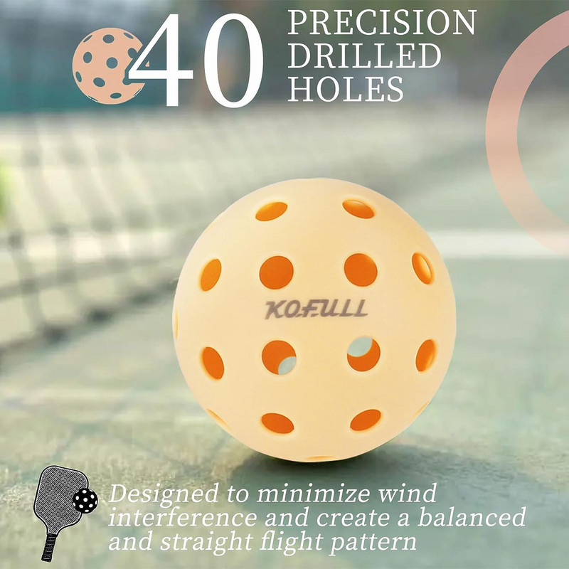 3 vnt./pakuote lauko marinavimo kamuoliukai 74 mm 40 skylučių marinavimo kamuoliukai, skirti žaisti lauke ir viduje. Didelio elastingumo ir patvarios smėlio spalvos