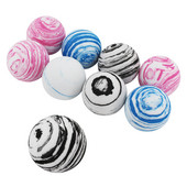 50db/táska golf tintalabdák golf szivárvány csíkos labdák EVA beltéri hab puha labda lendítő golf kiegészítő gyakorló labda