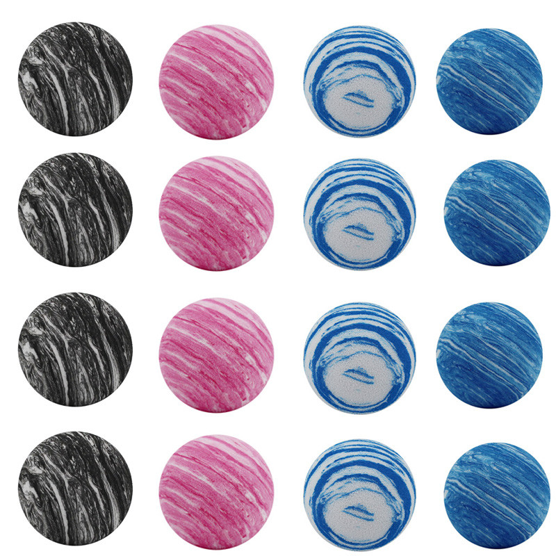 50db/táska golf tintalabdák golf szivárvány csíkos labdák EVA beltéri hab puha labda lendítő golf kiegészítő gyakorló labda