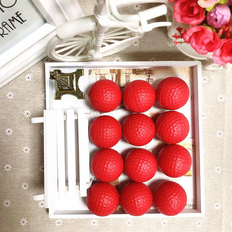 10 vnt golfo žaidėjo putplasčio golfo minkšti vidaus treniruočių kamuoliai sūpynės treniruotėms