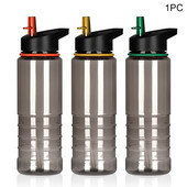 1 μπουκάλι νερού για ποδήλατο με προστασία από διαρροές υπολογιστή με άχυρο ποδηλασία για κάμπινγκ πεζοπορία Μπουκάλι ποτού με καπάκι Φορητές κούπες ποτού εξωτερικού χώρου