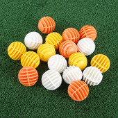 6 τεμ. 42 χιλιοστά Spacing μπάλες του γκολφ Εκπαιδευτικές μπάλες γκολφ για αρχάριους Swing Hit εσωτερικού χώρου πλαστικές κοίλες μπάλες εξάσκησης