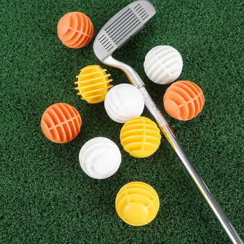 6 τεμ. 42 χιλιοστά Spacing μπάλες του γκολφ Εκπαιδευτικές μπάλες γκολφ για αρχάριους Swing Hit εσωτερικού χώρου πλαστικές κοίλες μπάλες εξάσκησης