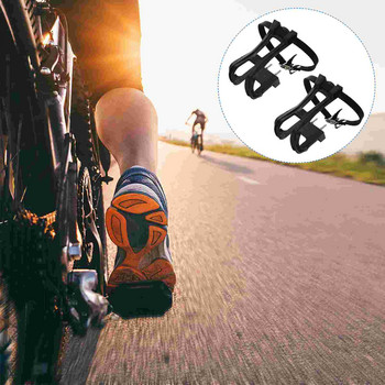 Bicicleta Estatica Para Ejercicios Pedal Dog Muzzle Toe Clip Κέλυφος MTB Πλαστικό αντιολισθητικό πεντάλ ποδηλάτου Κλιπ ζώνης με ιμάντες