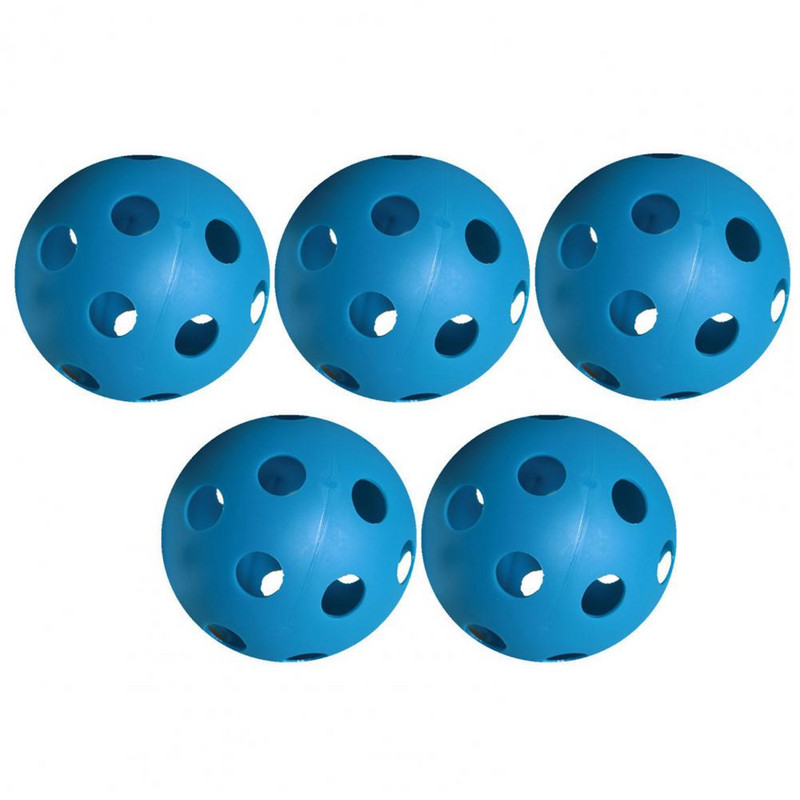 5 τεμ. Μπάλες γκολφ μονόχρωμες κούφιες μπάλες γυμναστικής πολλαπλής χρήσης κούφιες μπάλες γκολφ ροής αέρα για ψυχαγωγία εσωτερικών χώρων