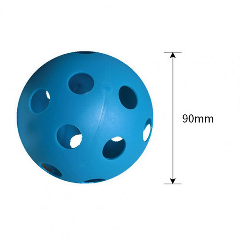 5 τεμ. Μπάλες γκολφ μονόχρωμες κούφιες μπάλες γυμναστικής πολλαπλής χρήσης κούφιες μπάλες γκολφ ροής αέρα για ψυχαγωγία εσωτερικών χώρων