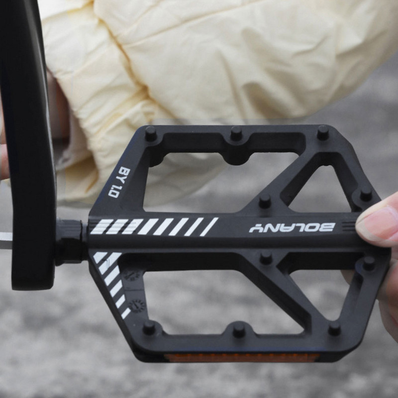 Neilona velosipēda pedālis DU ar noslēgtu gultņu kalnu velosipēdu pedāļiem ar atstarotāju riteņbraukšanas gultņu pedāļiem MTB velosipēdu piederumi