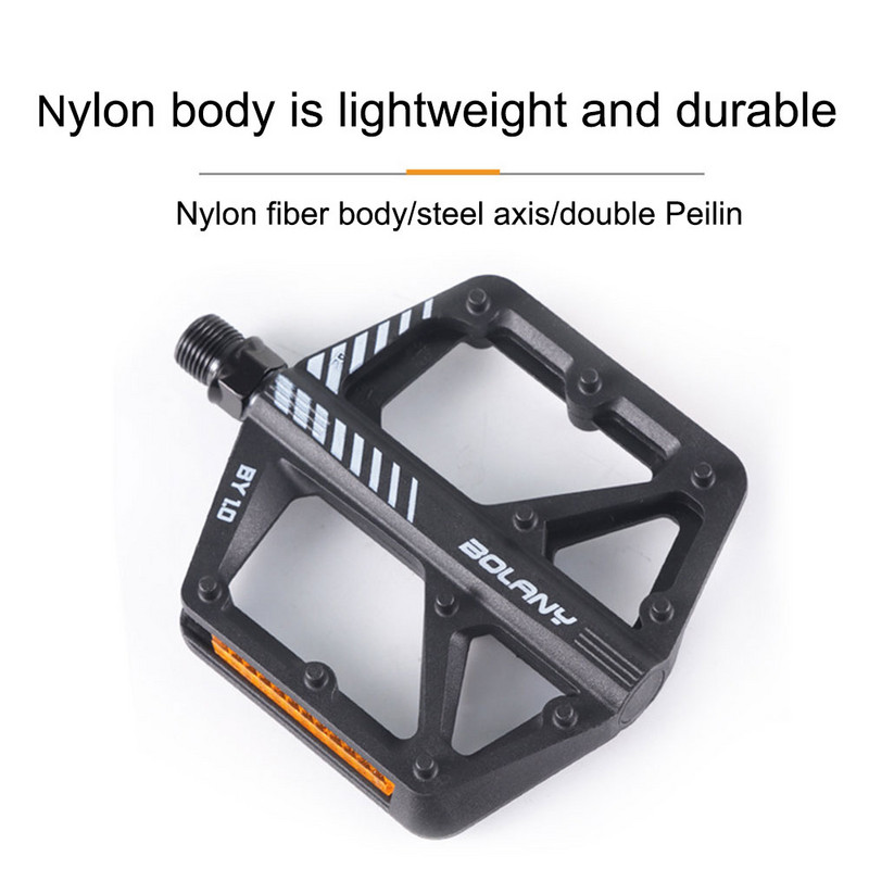 Neilona velosipēda pedālis DU ar noslēgtu gultņu kalnu velosipēdu pedāļiem ar atstarotāju riteņbraukšanas gultņu pedāļiem MTB velosipēdu piederumi