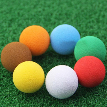 Цветни топки от пяна 40 бр. Цветни топки за голф от пяна Eva за деца Мека, лека играчка с топка с реалистично усещане за дълга за задния двор