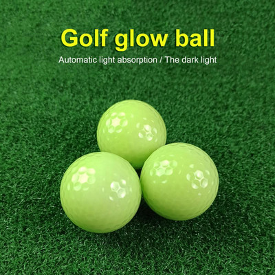 Golflabda jó rugalmasság, nagy szilárdságú, legjobban ütő, környezetbarát fény a sötétben golflabda golfozáshoz Гольф