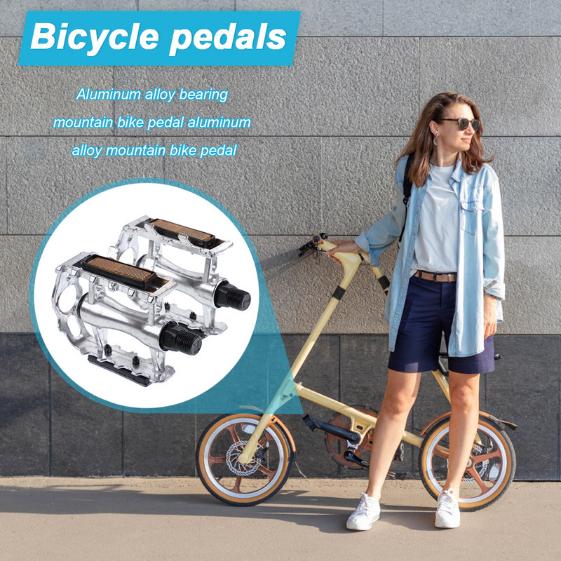 Maastikujalgratta pedaali alumiiniumsulamist kerge MTB maanteejalgratta lamepedaaliga libisemisvastane jalgratas Jalgrattalaagri rattatarvikud
