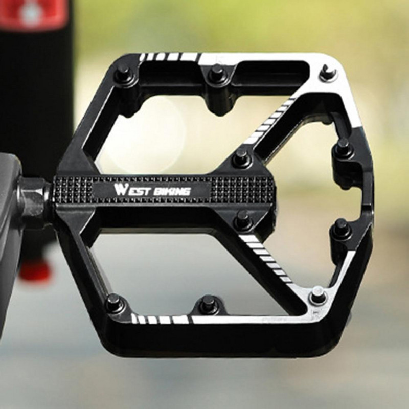 1 paar stabiilset jalgrattapedaali, kerge alumiiniumsulamist jalgrattapedaalid koos topeltlaagritega MTB jalgrattaosadega