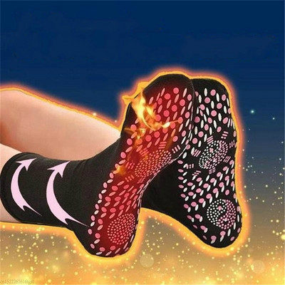 Самозагряващи се магнитни чорапи за жени Мъжки самозагряващи се чорапи Tour Magnetic Therapy Удобни зимни топли масажни чорапи Pression