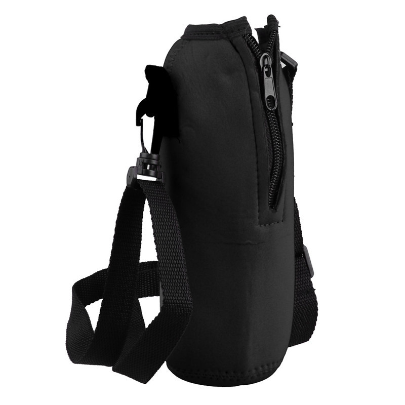 Sportska boca za vodu od 750 ml, podesiva naramenica, nosač, izolirani neoprenski držač za bocu vode, torbica, torbica, torbica, šalica, navlaka za šalicu