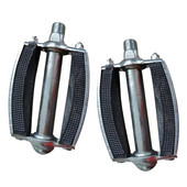 Klassikalised kummiplokist jalgrattapedaalid koos helkuriga 9/16-tollise terasest kuullaagriga jalgratta pedaali parandamise komponendid