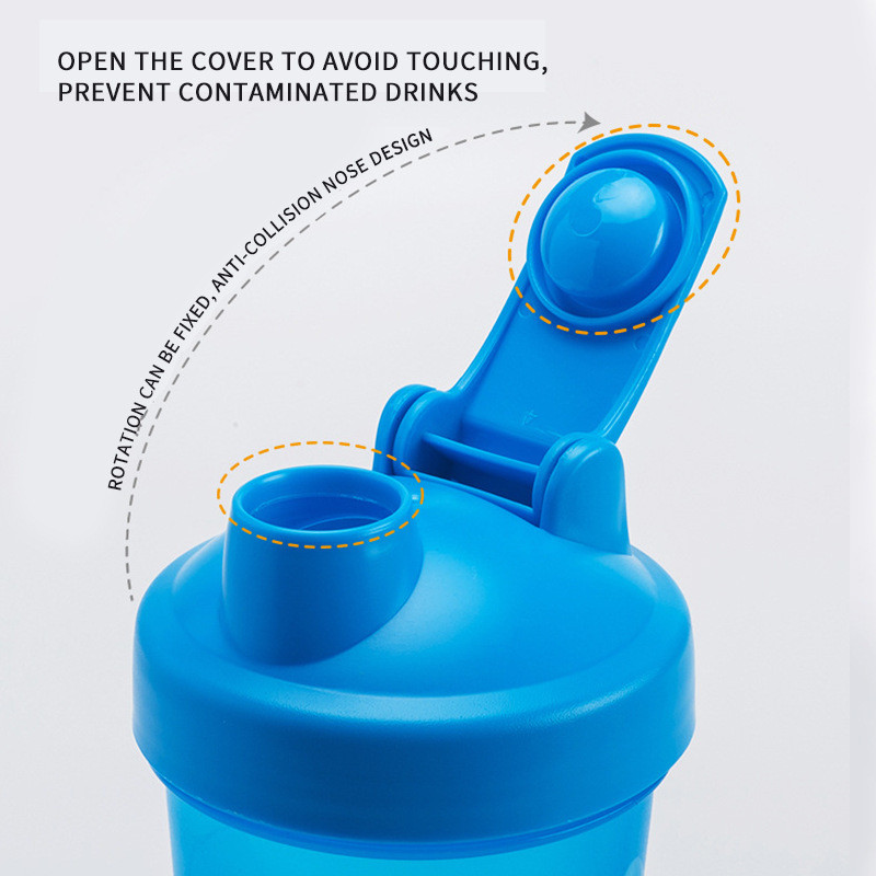 Välispordi rattakruus Meeste ja Naiste Fitness Protein Powder Shaker Cups Kaasaskantav matkakruus