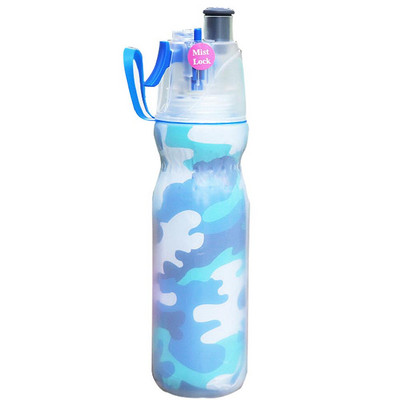 Ml Uusim Doubledeck Drink Sport Külma Isolatsiooni Spray Karahvin Uus Sport Fitness Niisutav Veepudelid Kaasaskantav Tass