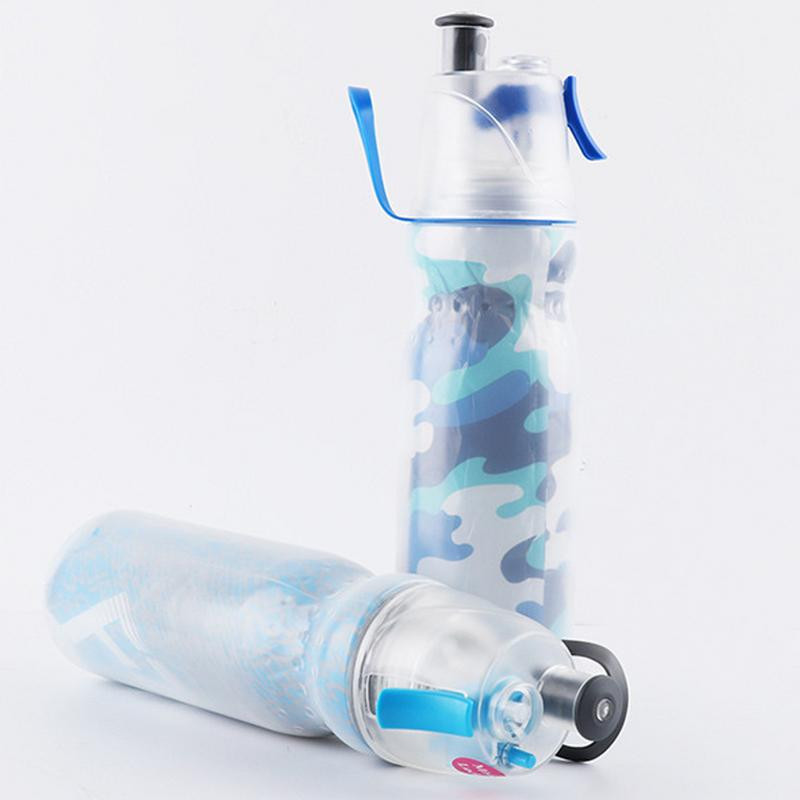 Ml Uusim Doubledeck Drink Sport Külma Isolatsiooni Spray Karahvin Uus Sport Fitness Niisutav Veepudelid Kaasaskantav Tass