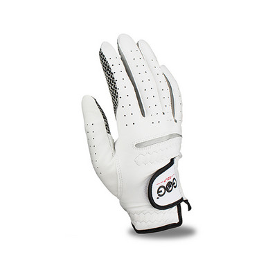 Paket od 1 komada rukavica za golf, muške rukavice za lijevu/desnu ruku, meke, prozračne, od prave ovčje kože s granulama protiv klizanja, muške rukavice za golf