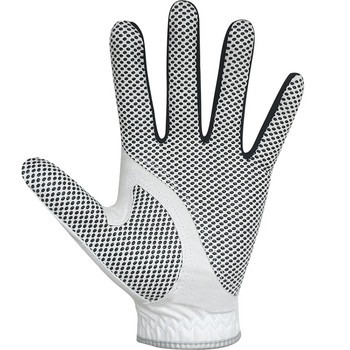 GvOvLvF 1 бр. Ръкавици за голф мъже Професионална дишаща синя бяла мека материя Лява дясна Спортна неплъзгаща се ръкавица за голфър Подарък Ново