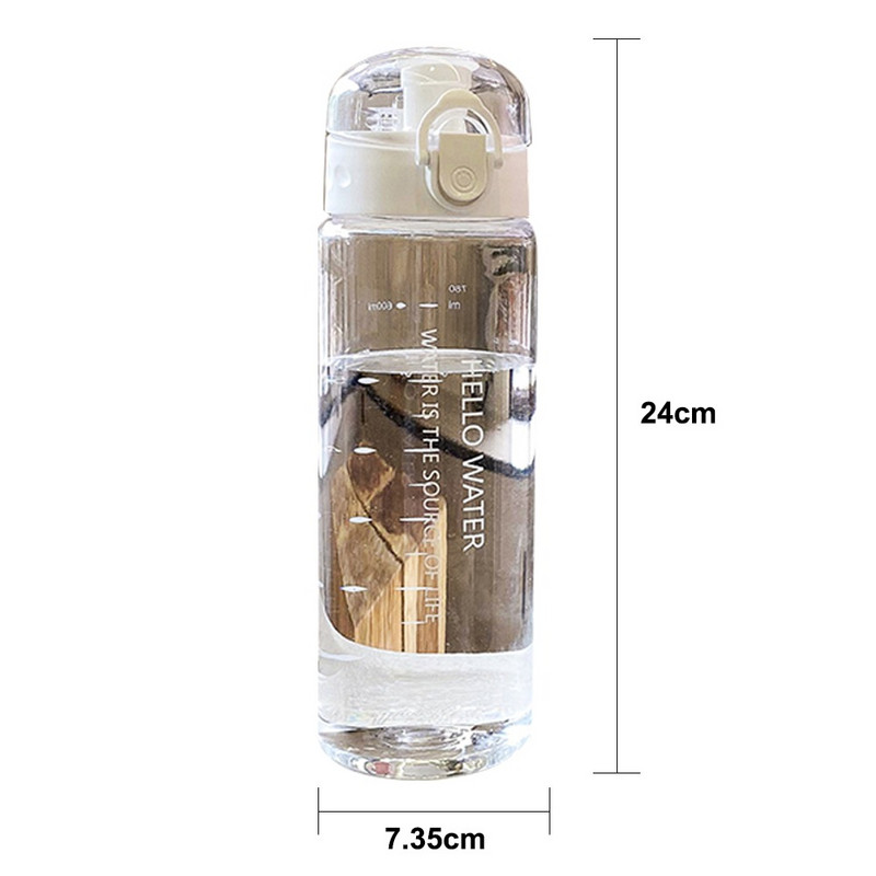 780 ml caurspīdīga velosipēda kolba Necaurlaidīga velosipēda pudele velosipēda pudele velosipēda pudele Ūdens glāze Pāris Protable Kid Student Ūdens pudele