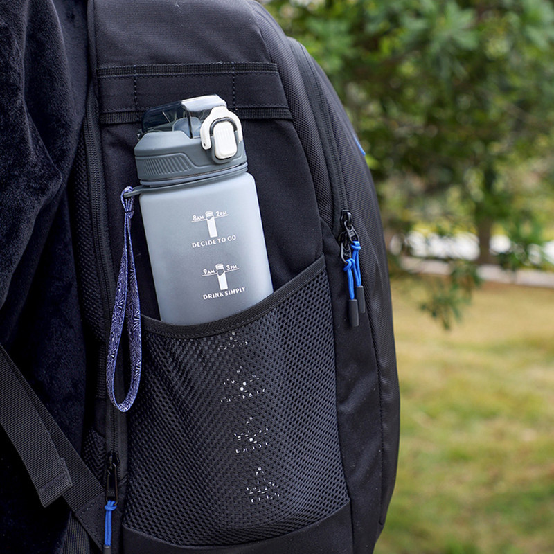 1000 ml spordiveepudel ajamarkeriga Outdoor Gym Fitness kaasaskantavate tassidega