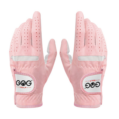1 par GOG GOLF RUKAVICA PLAVE Profesionalne prozračne nebesko plave meke tkanine Za žene lijeve i desne ruke