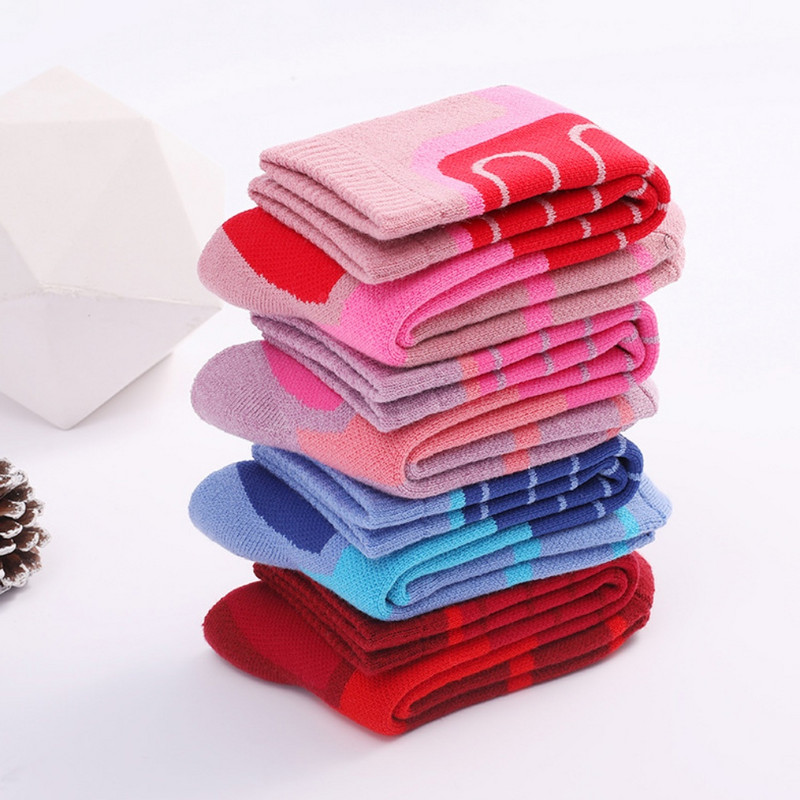 Soojad laste spordirõivad, suusasokid, paks rätikupõhi, higi neelav, välisport, matkamine, ronimine, talv, 2 paari/pakk