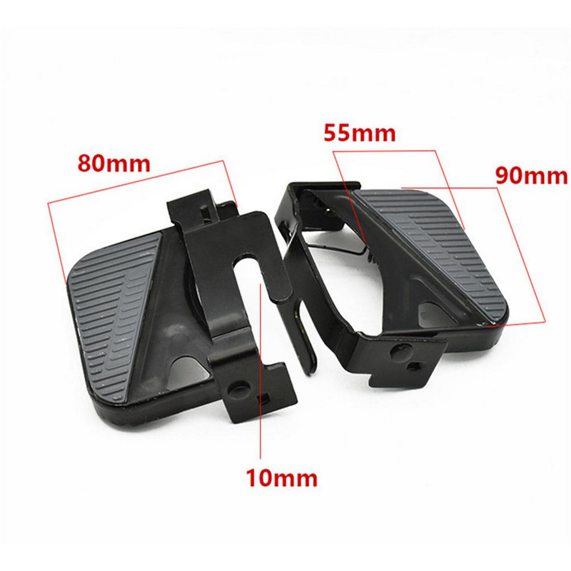 Jalgratta tagaistme jalapedaal kõrge süsinikusisaldusega terasest universaalsed kokkuklapitavad maastikuratta jalatoe osad