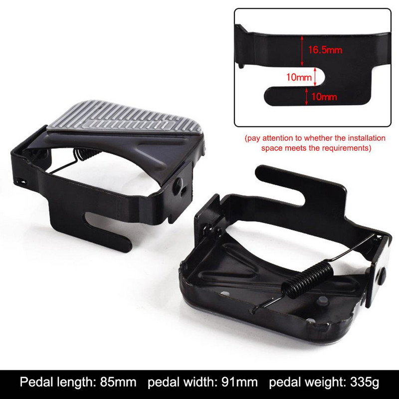 Jalgratta tagaistme jalapedaal kõrge süsinikusisaldusega terasest universaalsed kokkuklapitavad maastikuratta jalatoe osad