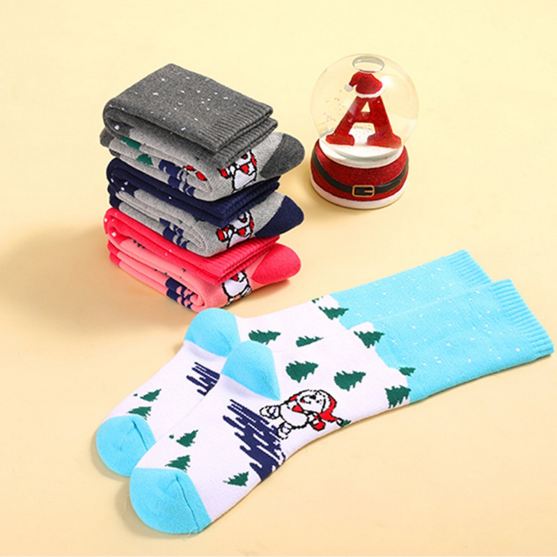 2 paari Lapsed Talvised Suusasokid Paksemad Puuvillased Soojad Sokid Õues Lumelauasõit Jalgrattasõit Matkasokk Pehme Jalasoojendaja