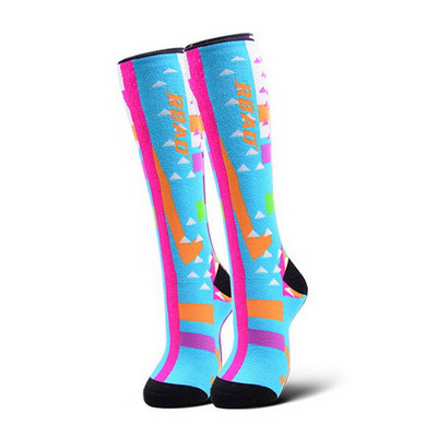 1 pora vaikų žiemos sporto kojinės lauko storos šiltos kojinės sniego slidinėjimo kojinės berniukams mergaičių šiluminės kojinės, skirtos riedučiams čiuožti snieglente