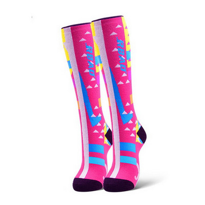 1 pora vaikų žiemos sporto kojinės lauko storos šiltos kojinės sniego slidinėjimo kojinės berniukams mergaičių šiluminės kojinės, skirtos riedučiams čiuožti snieglente