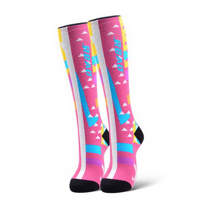 1 pora vaikų žiemos sporto kojinės lauko storos šiltos kojinės sniego slidinėjimo kojinės berniukams mergaičių šiluminės kojinės, skirtos riedučiams čiuožti snieglente