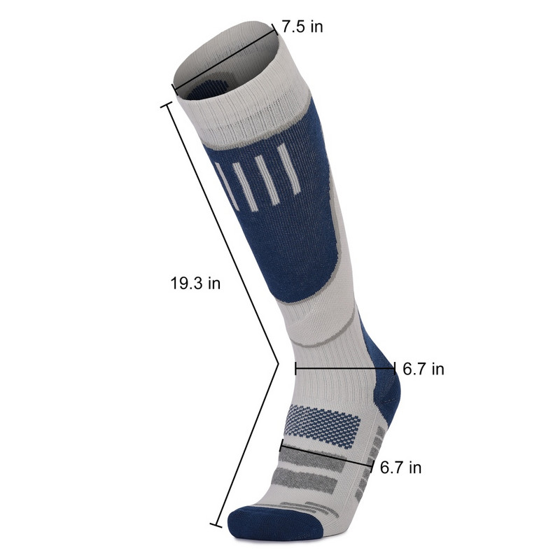 2 para/paket Zimske skijaške čarape Muškarci Žene Sport na otvorenom Snowboarding Planinarenje Skijaške čarape Topli deblji pamučni dodatak