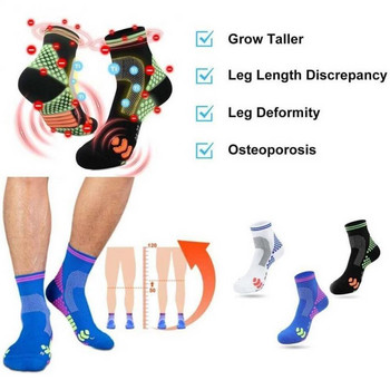 Αθλητικές κάλτσες Κάλτσες για τρέξιμο Σχολικές κάλτσες Far Infrared Titanium Ion Booster Κάλτσες Αθλητικές κάλτσες με υψηλότερη ενίσχυση τόσο για άνδρες όσο και για γυναίκες