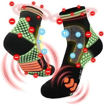 Αθλητικές κάλτσες Κάλτσες για τρέξιμο Σχολικές κάλτσες Far Infrared Titanium Ion Booster Κάλτσες Αθλητικές κάλτσες με υψηλότερη ενίσχυση τόσο για άνδρες όσο και για γυναίκες