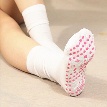 Горещи самонагряващи се чорапи с подгряване за жени, мъже, помагат за топли крака, зимни, удобни, здрави, отопляеми чорапи, чорапи с магнитна терапия