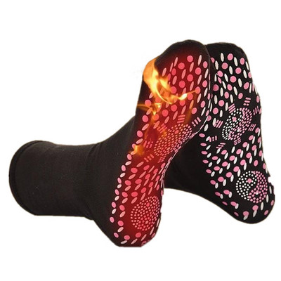 Hot Self Heating Heated Socks for Women Men Help Warm Feet Winter Comfortable Healthy Heated Socks Magnetic Therapy Socks