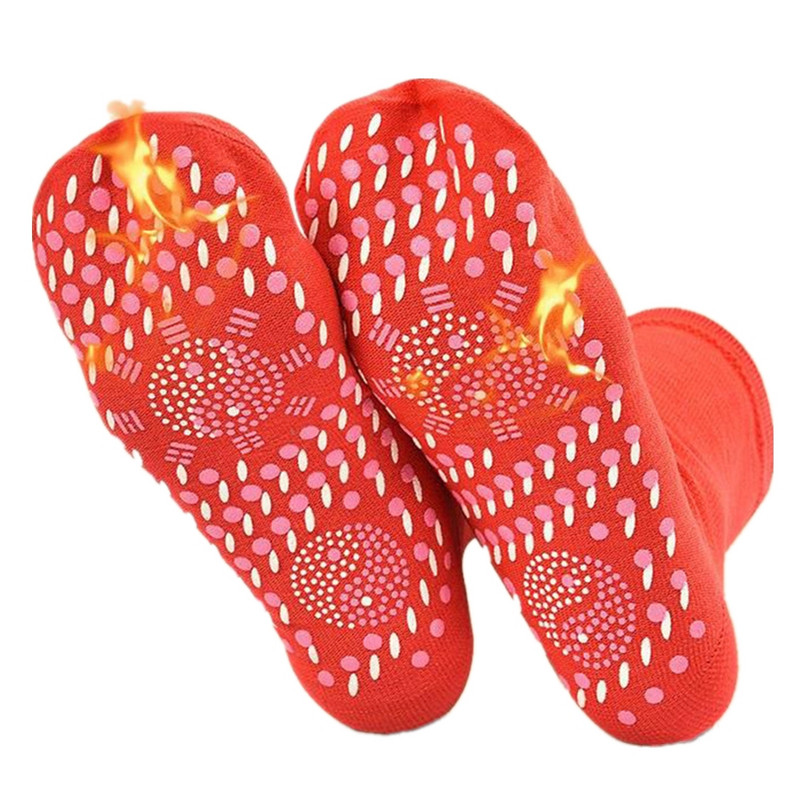 Kuumad isesoojenevad soojendusega sokid naistele meestele aitavad jalgu soojas talveks mugavad terved soojendusega sokid magnetteraapia sokid