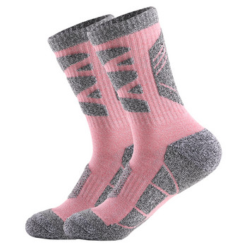 Дамски ски чорапи Средна тръба Поглъщащи потта топли удебелени хавлиени долнища Спорт на открито Планински туризъм Катерене Чорапи