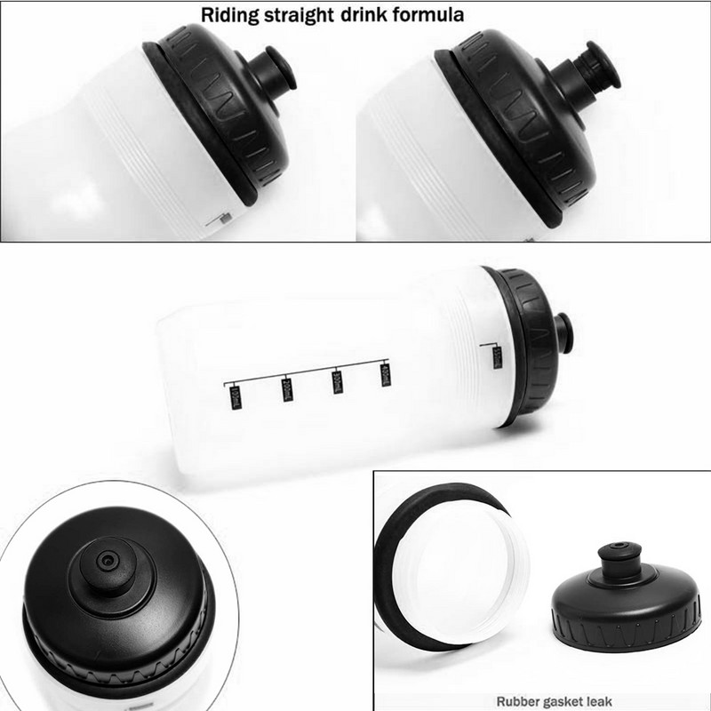 Sticla de apă pentru bicicletă de munte de 550 ml, ceașcă de băutură sportivă fără BPA, rezistentă la scurgeri, pentru sport, alergare, călărie