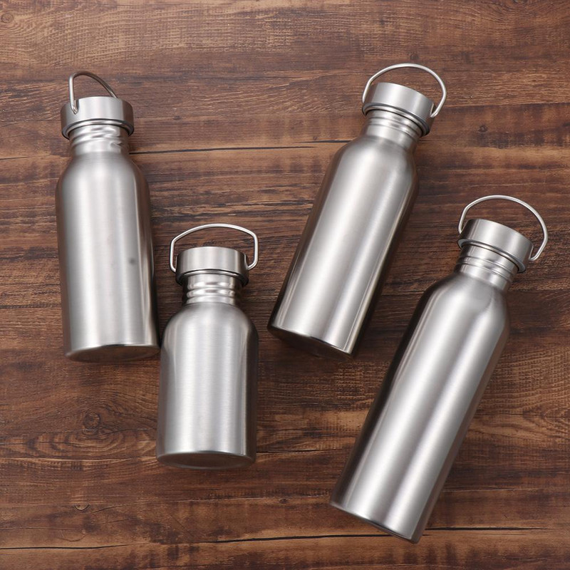 Poklopac od bambusa s jednom stijenkom Sport Fitness Metalna boca od nehrđajućeg čelika Biciklističke boce za vodu Boca za vodu