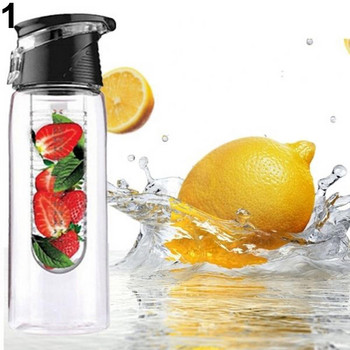 60% Hot Sale Portable Camping Sports Fruit Infusing Infuser Water Bottle 800ML Cycling Equipment
