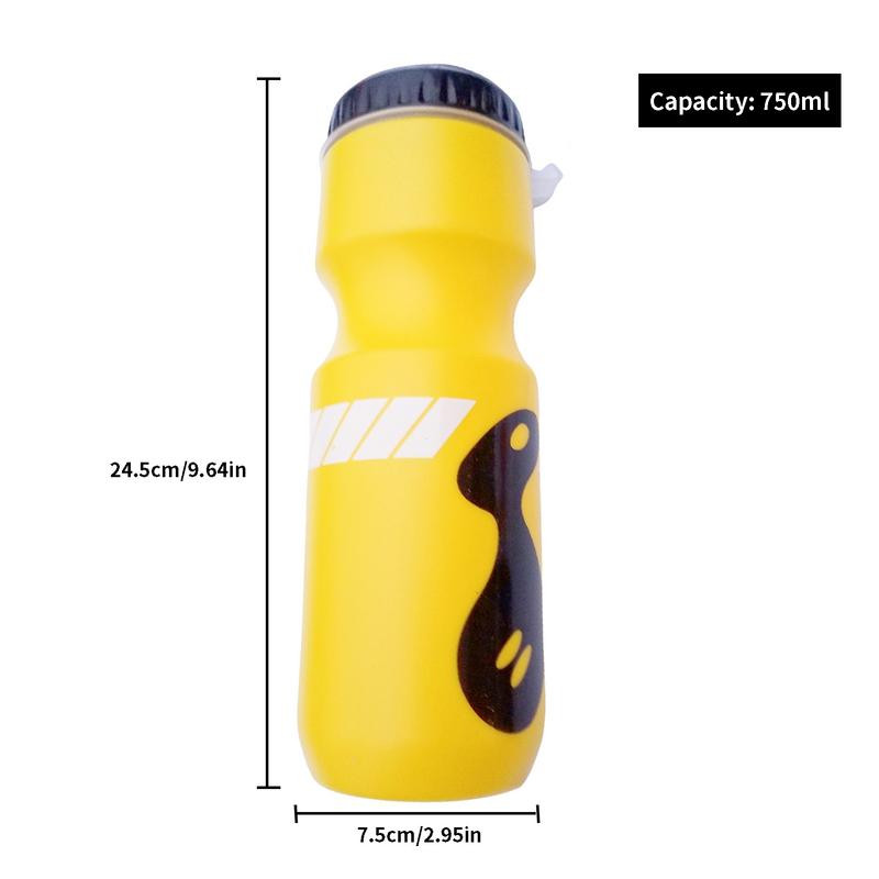 Μπουκάλι νερού εξωτερικού χώρου Μπουκάλι νερού PP με καπάκι Chug Μπουκάλι νερού για ποδηλασία εξωτερικού χώρου με γρήγορη ροή Flip Top Αντιδιαρροή καπάκι