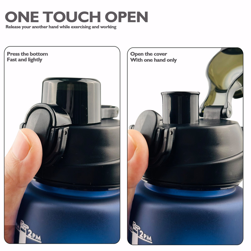 Sport Bottles 1Lit New Fasion Bottle Water Drinkware with Straw and Direct Drinking Water for Water Bottles GYM Fitness Outdoor