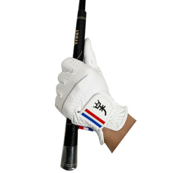 Мъжки ръкавици за голф, изработени от корейски JAMA материал дишащи, неплъзгащи се, издръжливи, абсорбиращи потта и перящи се