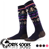 Talispordialad Soojad villased sokid Hingavad Nahasõbralikud Kulumiskindlad Elastsed Matkamine Mägironimine Jalgrattasõit Suusa termosokid