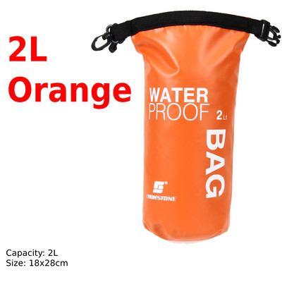 2/5/10L veekindel kuivkott kott Ujumine Rafting Süsta Jõgimatkamine Ujumine Purjetamine Kanuu Paadiga Veekott